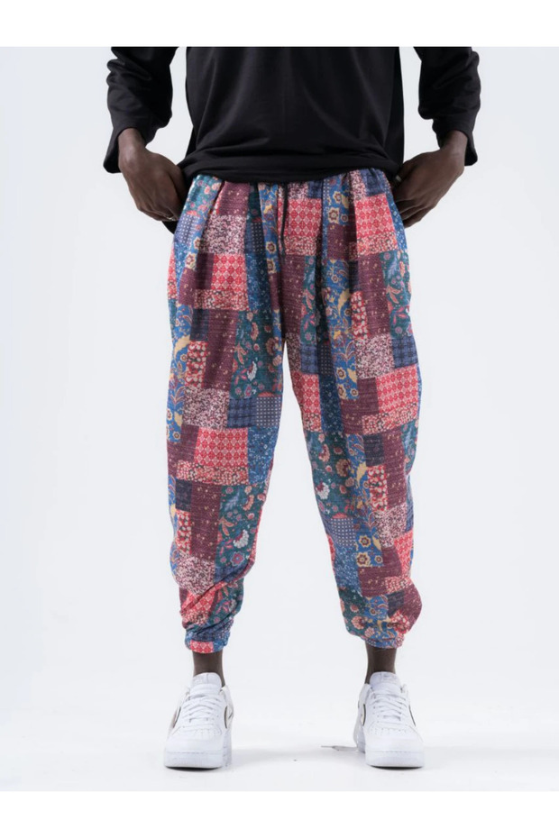 Elastic Waist Pleated Half Shalwar