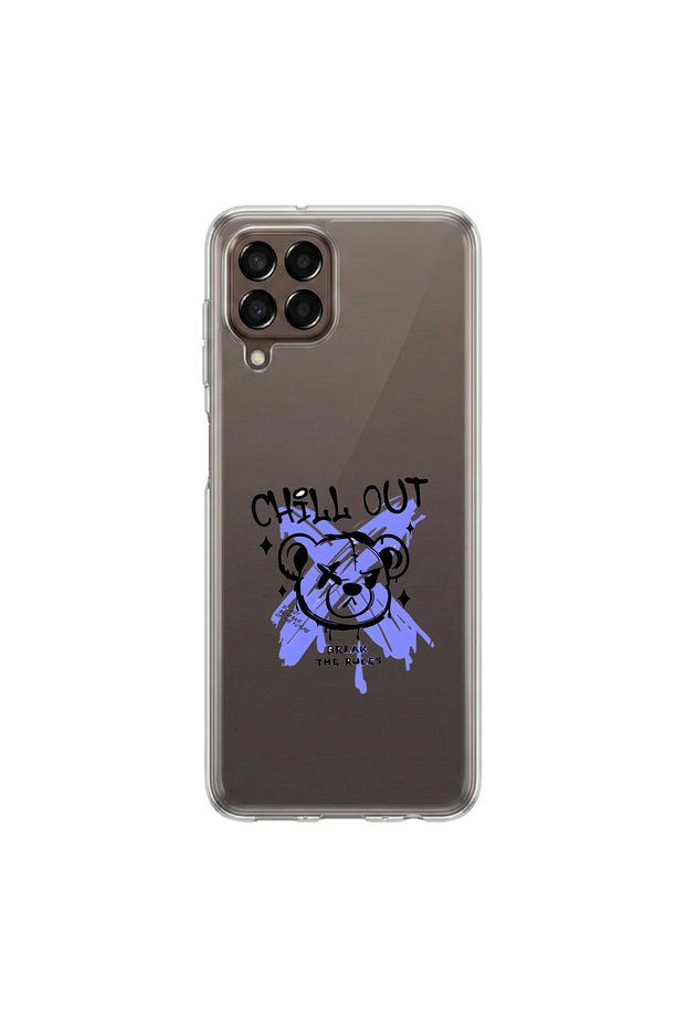 Samsung Galaxy M33 Compatible Graffiti 8 Design Transparent Case
