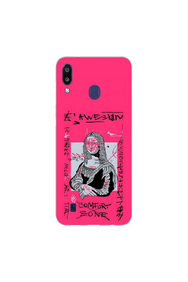 Samsung Galaxy M10S Compatible Graffiti 1 Design Transparent Case