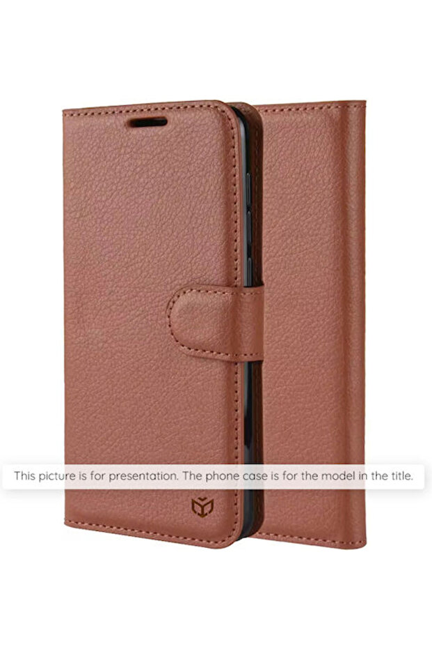 Δερμάτινη Καφέ Θήκη Folio (Google Pixel 9a - Techsuit)