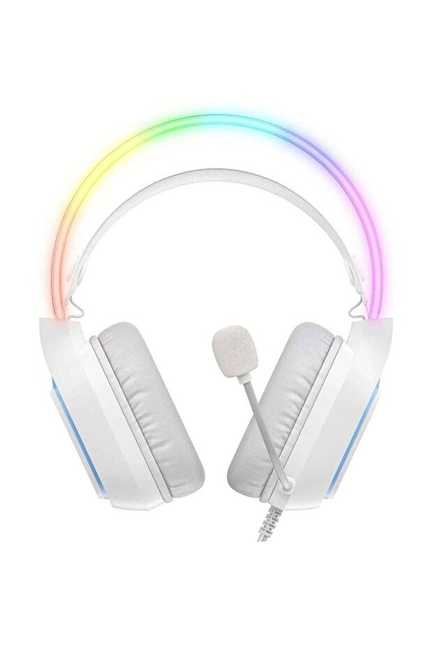 X22 USB + 3.5mm Cool RGB Dynamic Light Wired Gaming Headset with Mic