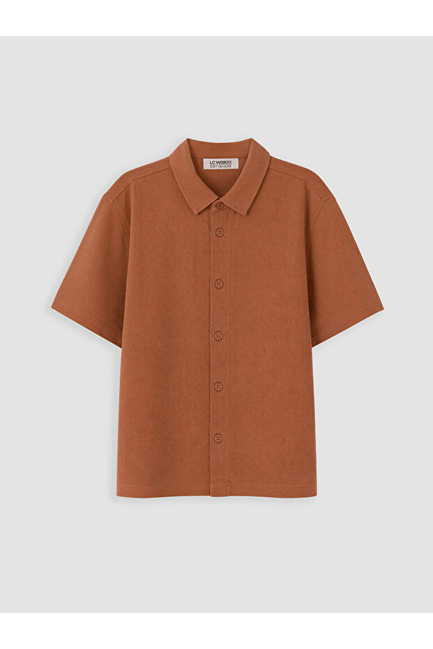 Nevavm Poplin Boy's Shirt with Difference