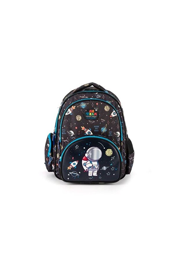 Me School Bag Astronaut Navy Blue Three Compartments