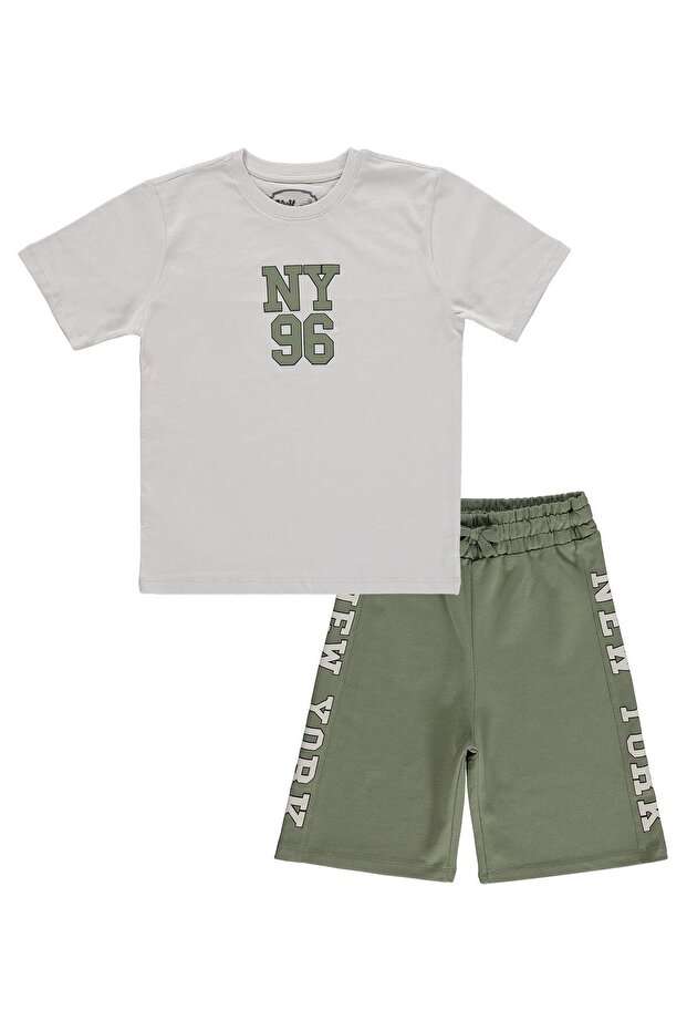 Ny 95 Printed Set for Ages 10-13 - Beige