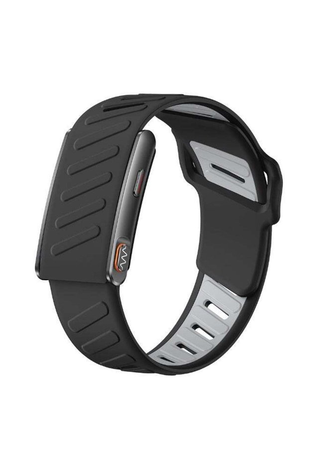 Black Screenless Fitness Band – Heart Rate Monitor, Sleep Tracking, Step Counter, Calorie & Distance Tracker