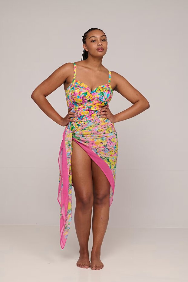 Colorful Patterned Multi-Purpose Chiffon Pareo - 6