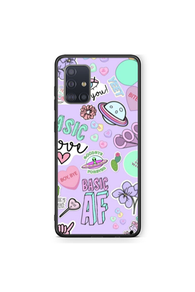 Samsung A51 Basic AF Black Glossy Θήκη - 1