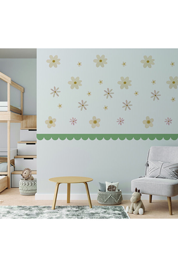Wall Sticker-Bordür Foil Strip 9cm X 98 cm