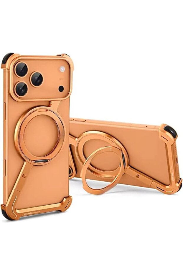 AASHZ Metal Bumper Case for iPhone 17 Pro Max | Frameless Ultra Slim Aluminum Frame | Shockproof Scratch Resistant