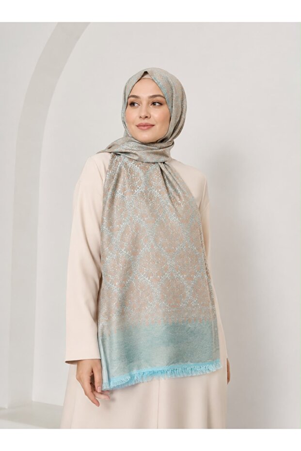 Patterned Hijab Shawl