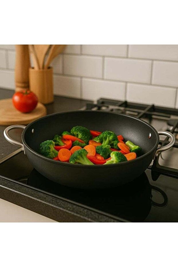 B&S High Saucepot with INOX Handles (28 CM)