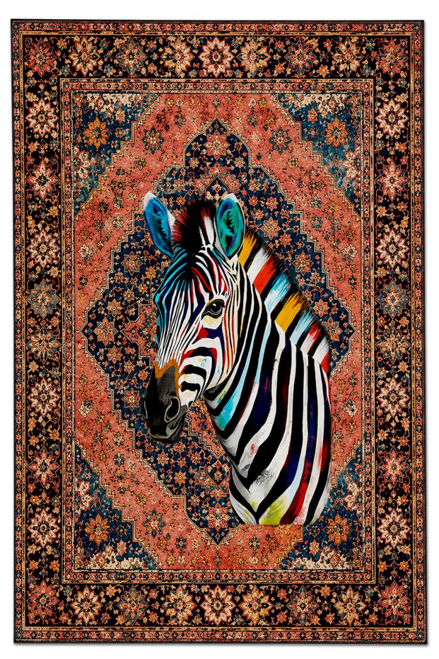 Sdt Traditional Patterned Modern Woven Base Decorative Carpet Sdtamor2026