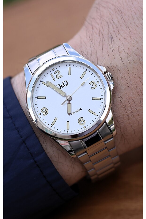 Men's Metal Wristwatch 5 Bar Water Resistant Phosphorescent
