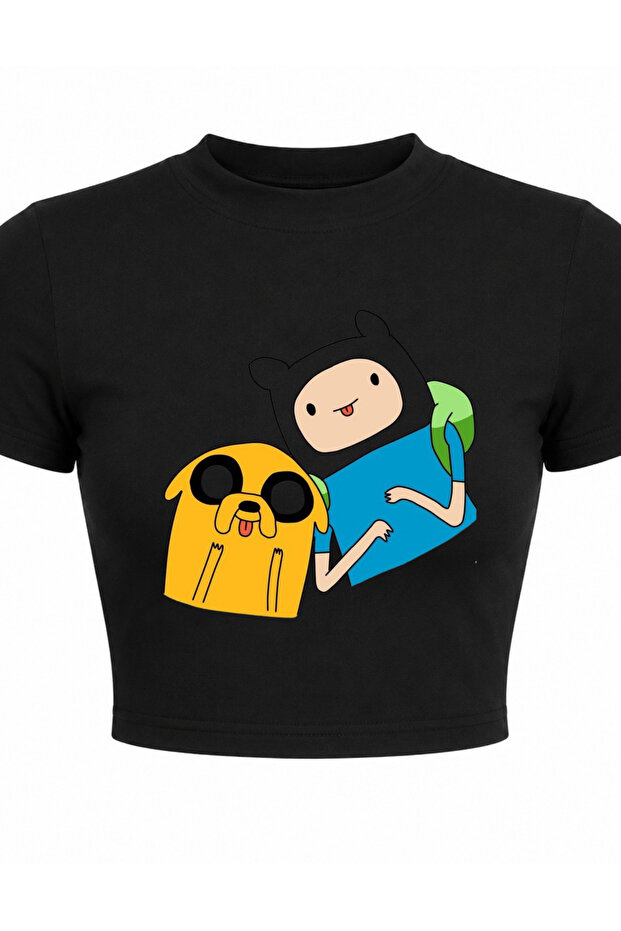 قميص Adventure Time Y2K بأكمام قصيرة