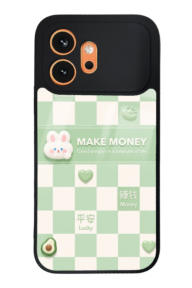 Honor 600 Green Make Money Design Glossy Phone Case