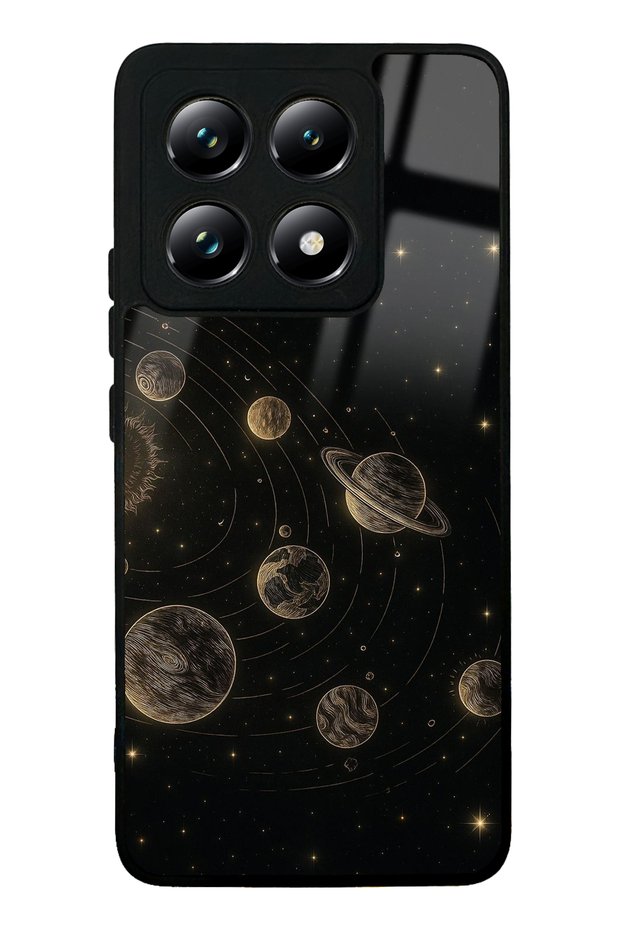 Xiaomi Mi 14t Golden Orrery Design Glossy Phone Case