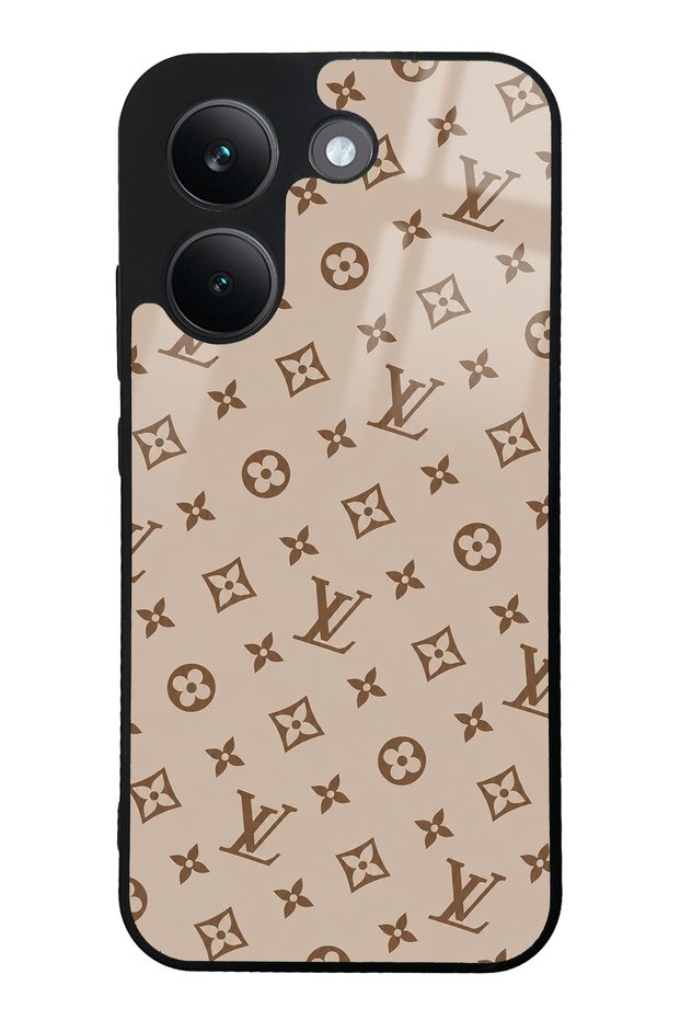 Xiaomi Poco X8 Pro Dark Cream Lv Design Glossy Phone Case