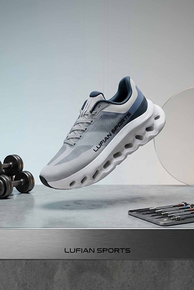 Men's Black-Blue Daily Walking and Training Shoes Lfn-985
