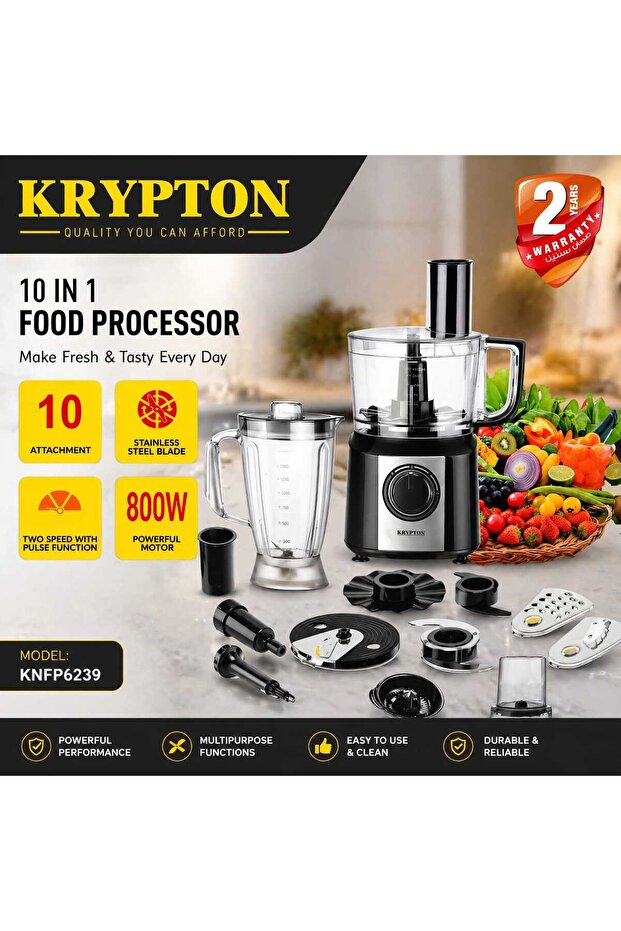 10 In 1 Food Processor Blender And Vegetable Chopper