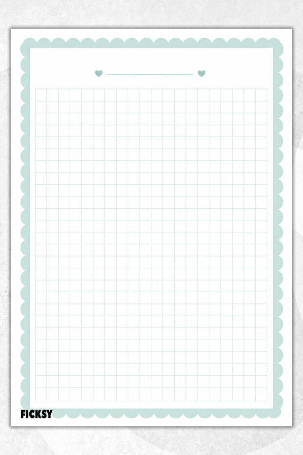A5 Notepad Checkered Notebook - 50 Sheets - Memopad - Notepad - Notepad - Note Paper - 1