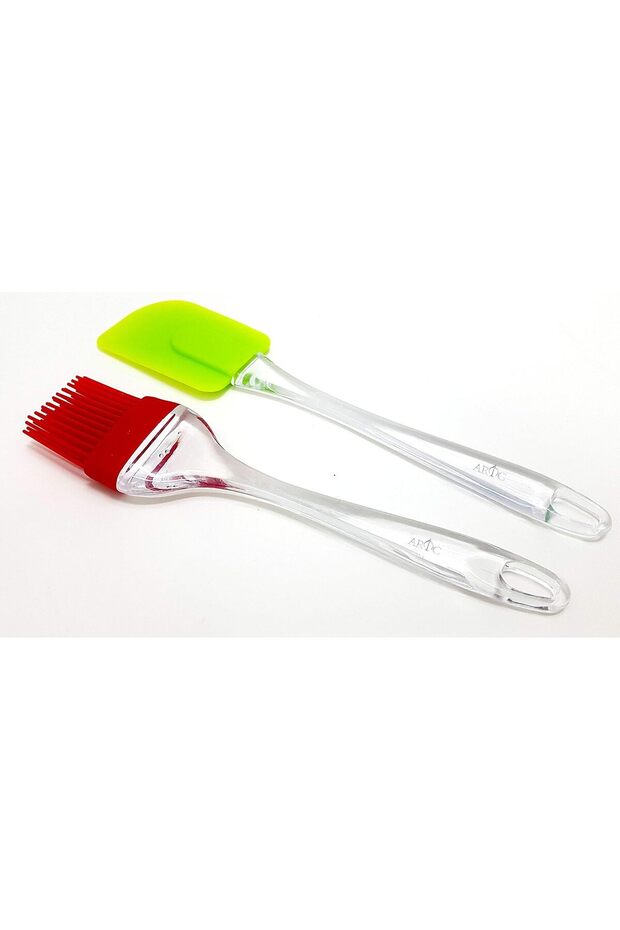 Silicone Basting Brush and Spatula Set, Non-Stick, Heat Resistant, Kitchen Utensils for Baking