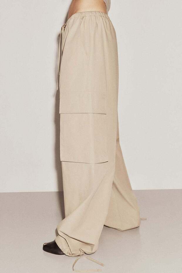 Cotton cargo trousers