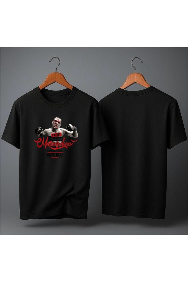 Nate Dıaz Printed Oversized T-Shirt