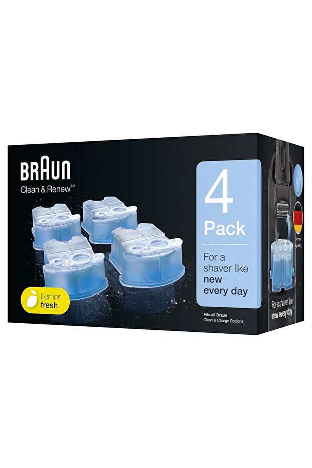 CCR4 Clean and Renew Cart Shaver Refills, 4 Pack