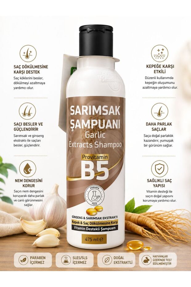 Shampoo with Garlic