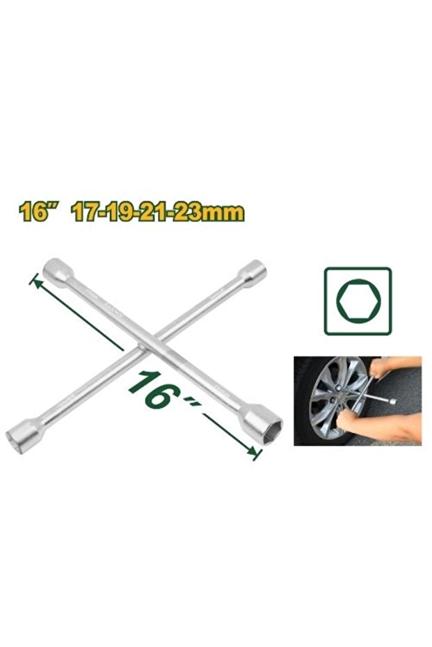 مفتاح رباعي تغيير كفرات 16"