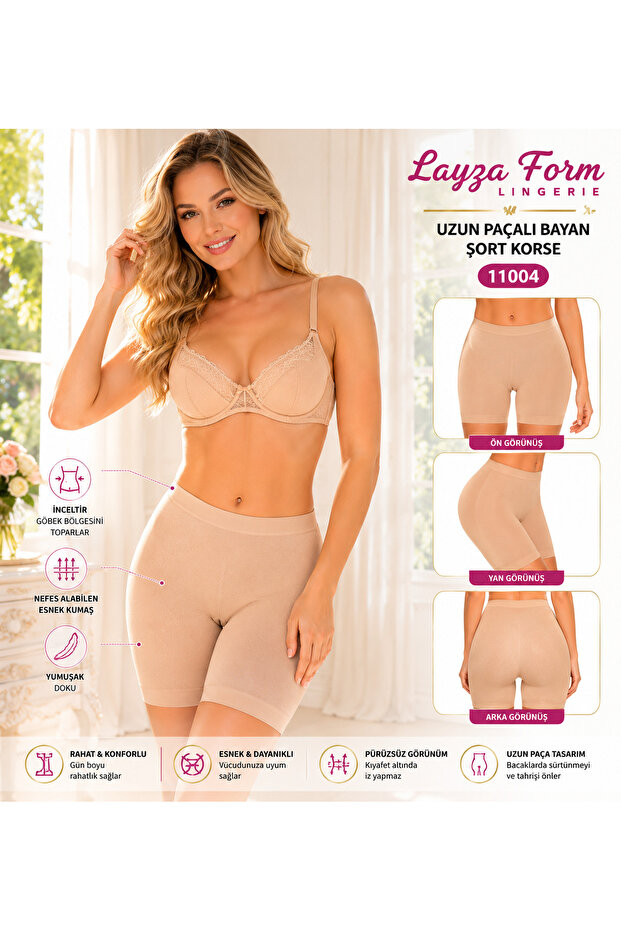 Liza Long Leg Shorts Corset