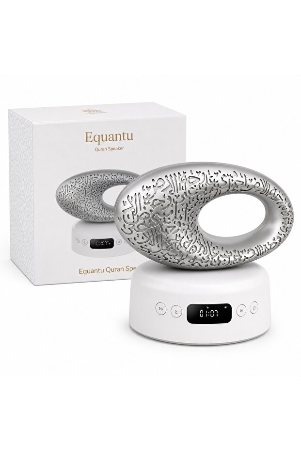 مكبر صوت قرآن Equantu بقبة خط عربي وشاشة LED