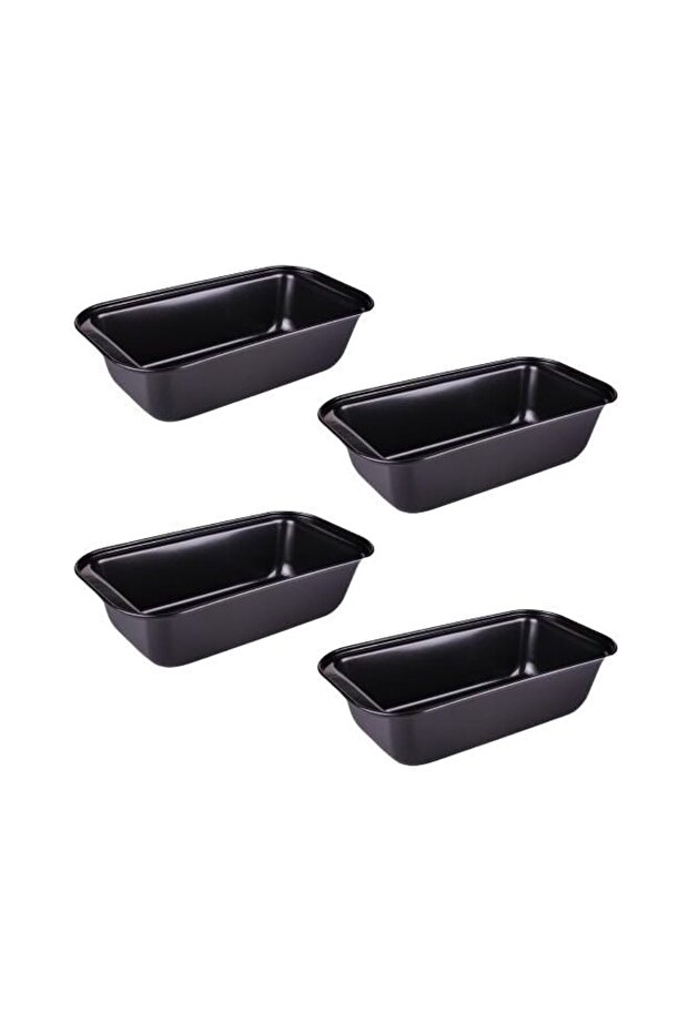 (4 Pieces) No-Stick Carbon Steel Toast Pan-Bread Mold Bakeware Rectangular Cake Bread Loaf Pan Baking Mold Kitchen Cupcake Tools
