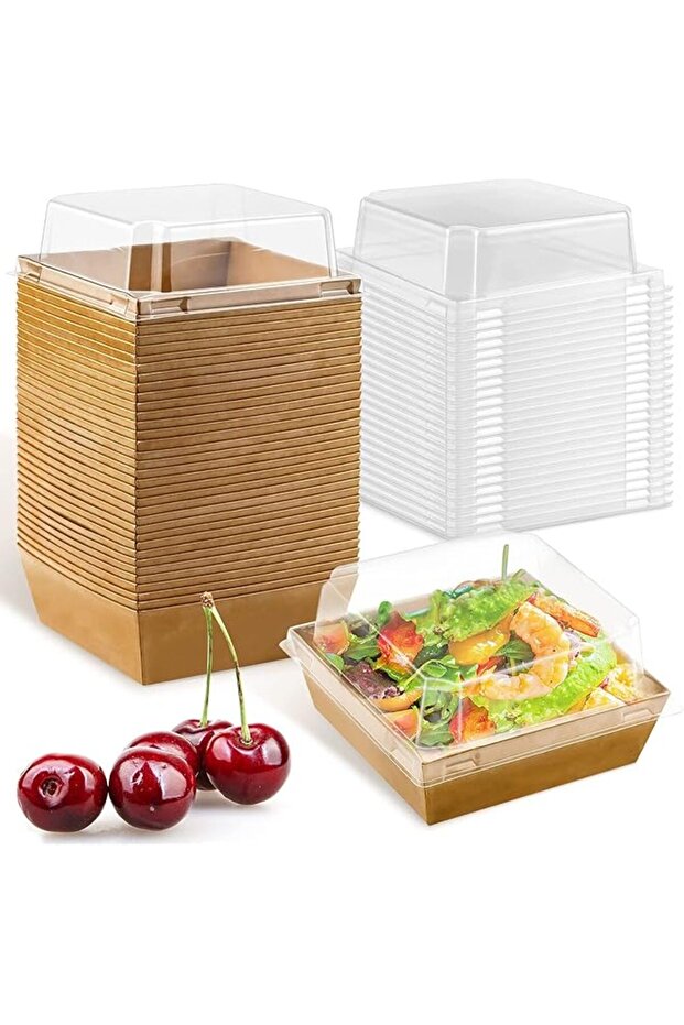 White Bakery Boxes with Window