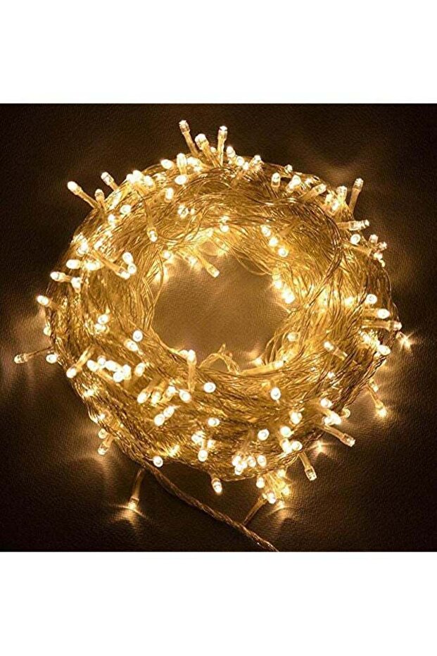 LED String Lights with 40 LEDs Bulbs Decorative Lights Icicle Wall Lights for Bedroom Patio Parties Gold
