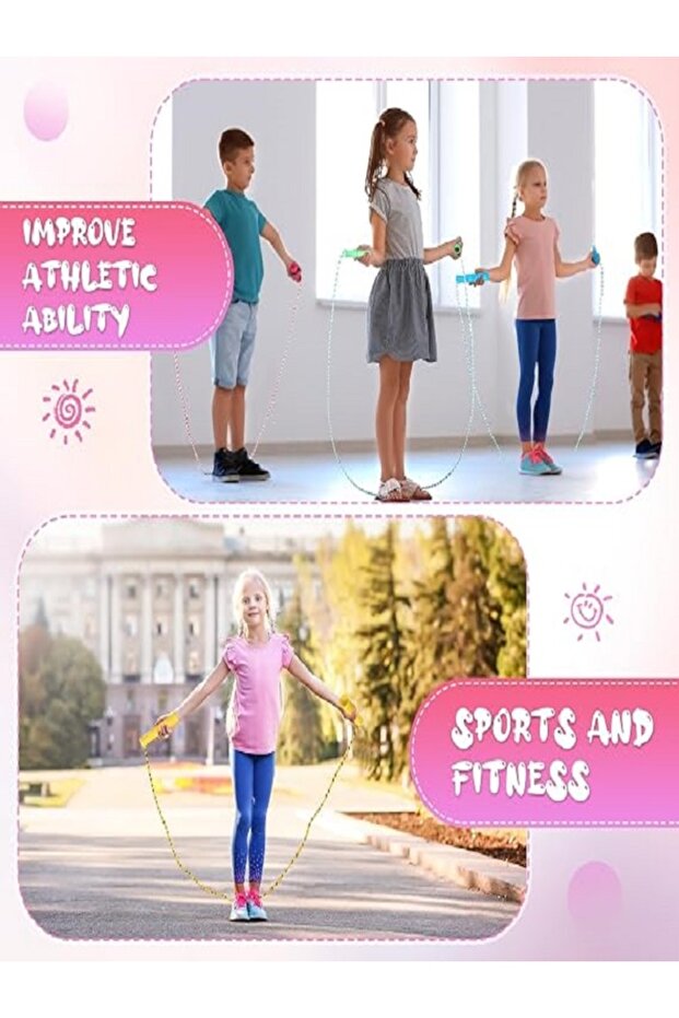 3قطع من -حبل قفز" أو "حبل نط" للأطفال (بالإنجليزية: Jump Rope أو Skipping Rope).