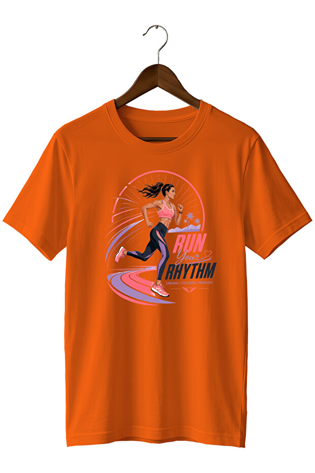 Runner Printed Training T-Shirt Sports T-Shirt