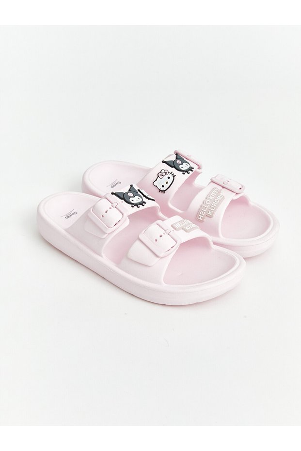 Vizyon New Season Pink Kuromi Printed Girls' Slippers