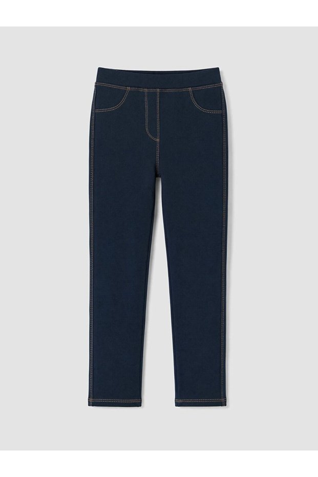 Lcw Kids Indigo Girls' Denim Look Leggings