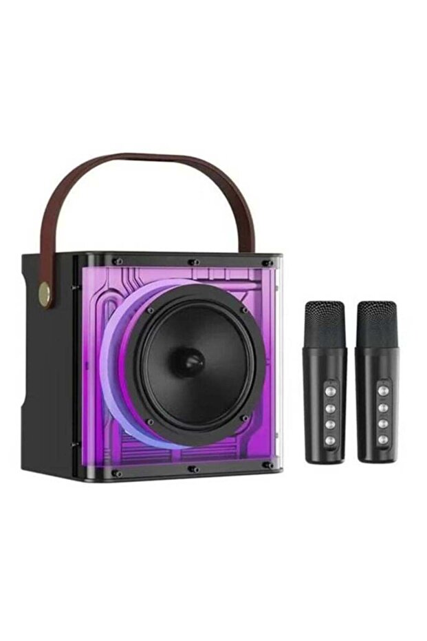 M23 PLUS RGB Karaoke Bluetooth Speaker – Portable Wireless Speaker with Colorful LED Lights