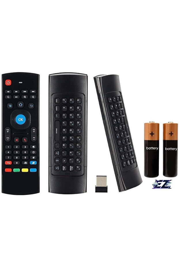2.4G Mini Wireless Air Mouse Multifunctional Remote Control IR Air Mouse for Android Smart TV 3 Gyro 3 Sensor G-Box HTPC Mini PS3/4 Xbox 360 with USB with battery