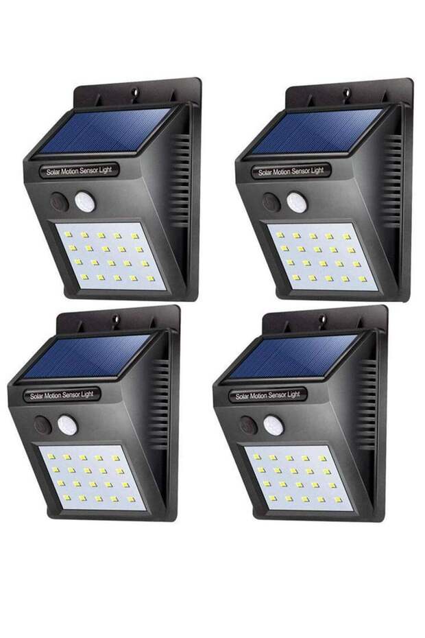 4 pack 35 LED Solar Lights Outdoor Waterproof Solar Motion Sensor Light Wireless Lights Outside Wall Lamp for Driveway Patio Garden Path