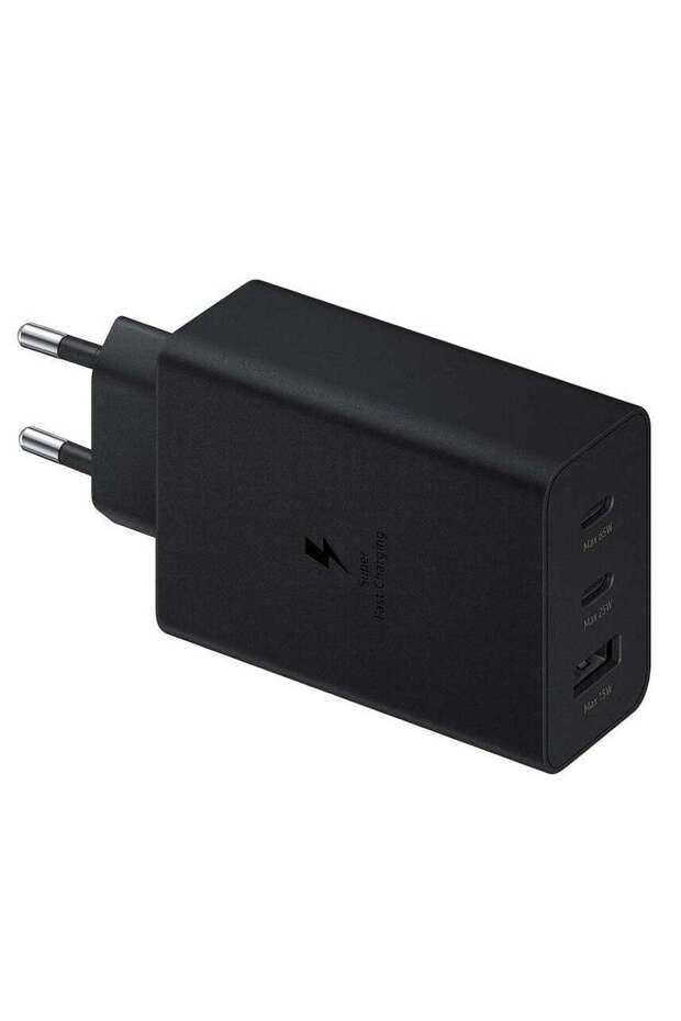 65W Power Adapter Trio – Black, Compact and Versatile