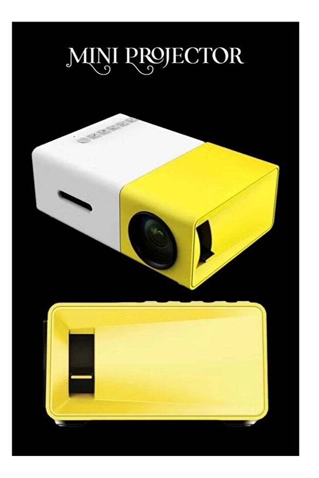 Mini Projection Machine with USB/HD/AV/TF Card Slot & Mini Pocket Remote Controller
