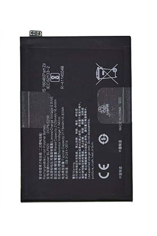 High-Quality Original Replacement Battery for Oppo Reno 5 Pro - Black, Premium Lithium-Ion