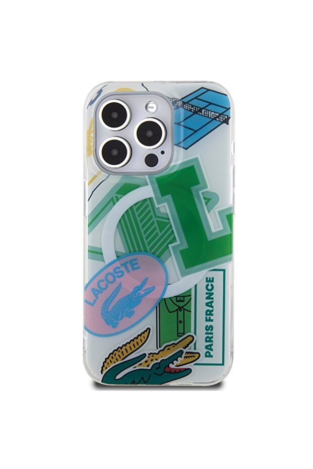 Double Layer Patch MagSafe Case for iPhone 15 Pro - Green