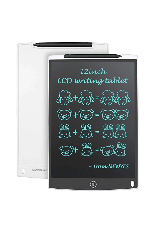 12 Inc الكتابة Lcd الرسم الرقمي القلم الرسم اللوحي الكتابة لوحة مذكرة الكتابة التدريب اللوحي
