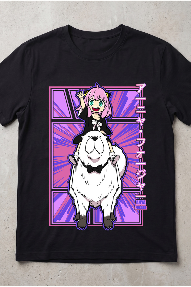Spy X Family Anya Anime Printed Standard Cut Unisex Tshirt