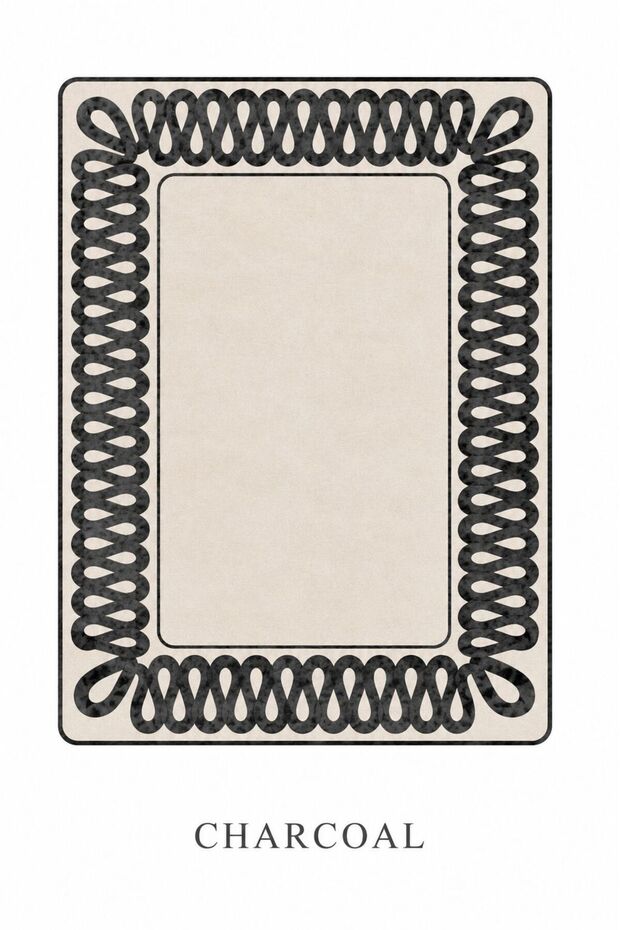 Eta Traditional Patterned Modern Woven Base Decorative Carpet Sdtamor2474