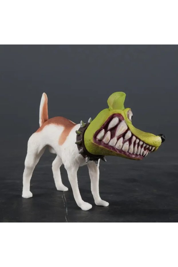 in bags 2D Model Figurines Funny Handmade Dog Statues in Disguise Quirky Desk Ornaments & Unique Gif